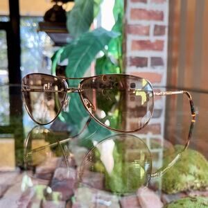 TIFFANY & CO TF3039-B Brown Gold Metal Tortoise Sunglasses